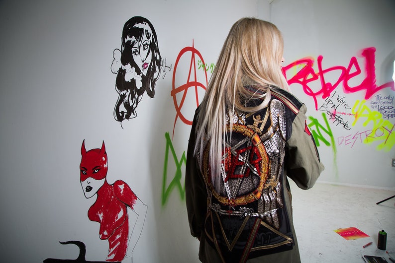 Slayed Life Military Army Shirt Jacket