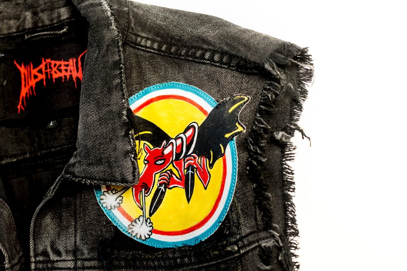 Dust and Beau x Erin Tate Cut off Denim Jacket Collaboration