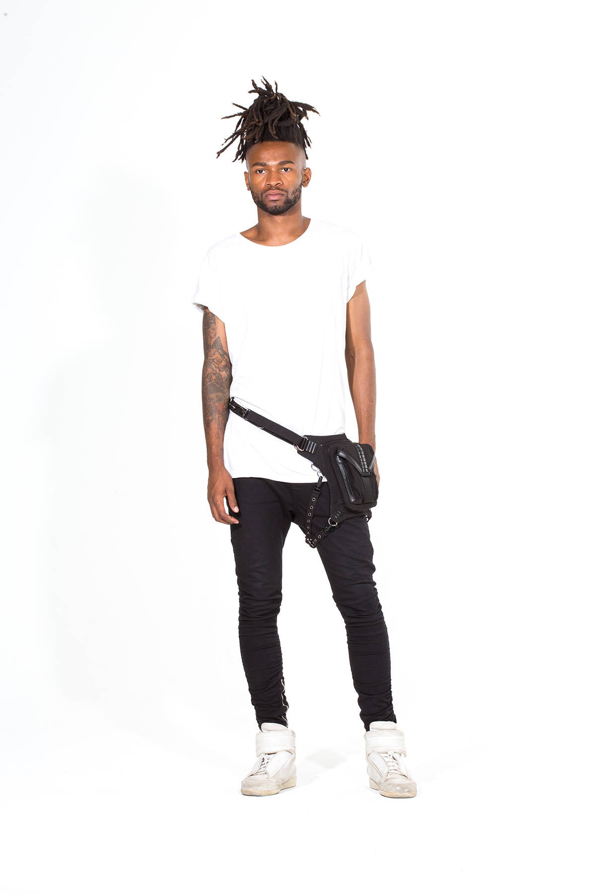 Vegan 2.0 Black Canvas Convertible Holster Bag