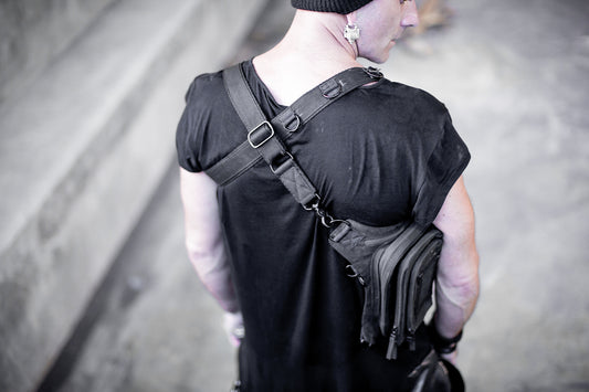 Black on Black Ultimate Hip Holster Waist Bag