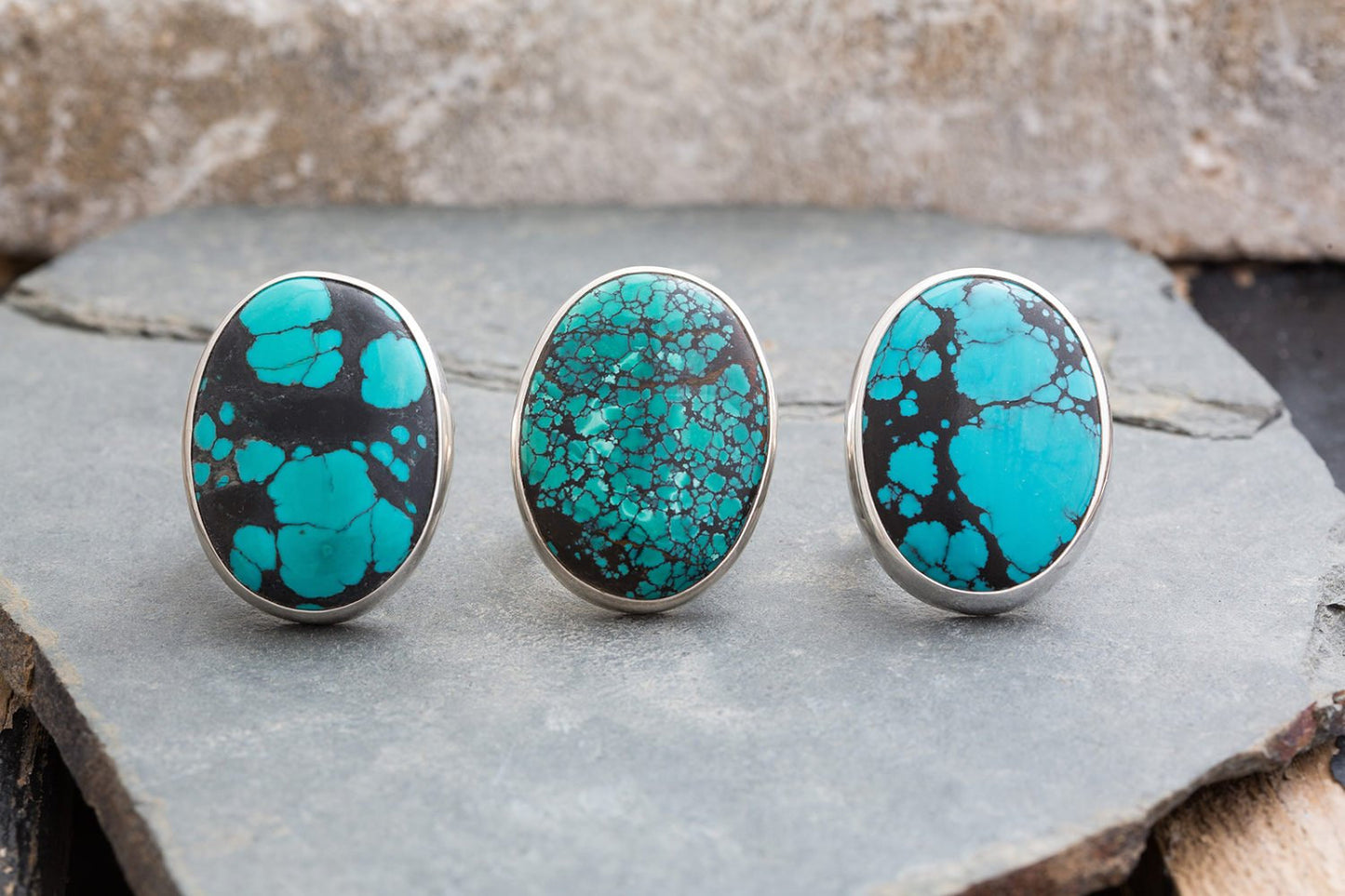 OVAL TURQUOISE Ring Big n' Bold Minimalist Meets Boho
