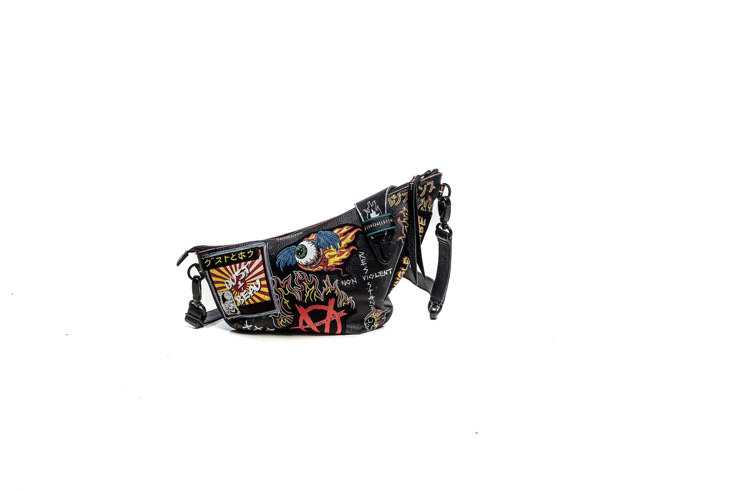 Woke Lit Anarchy Sling Bag Jungle Tribe and Dust + Beau Collab Piece