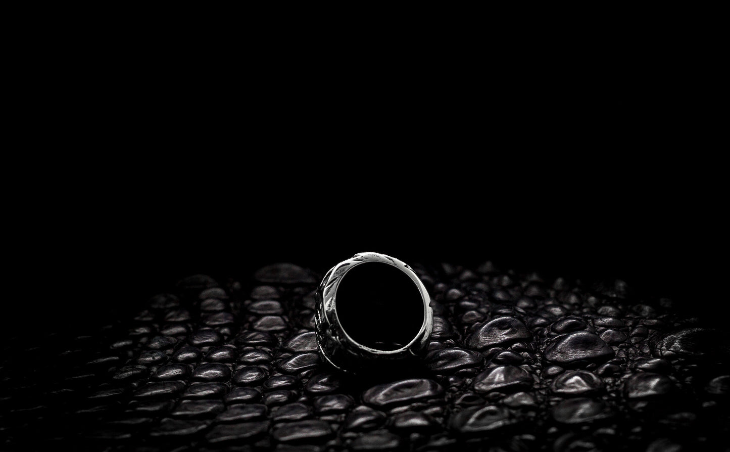 Silver Skull Statement Ring