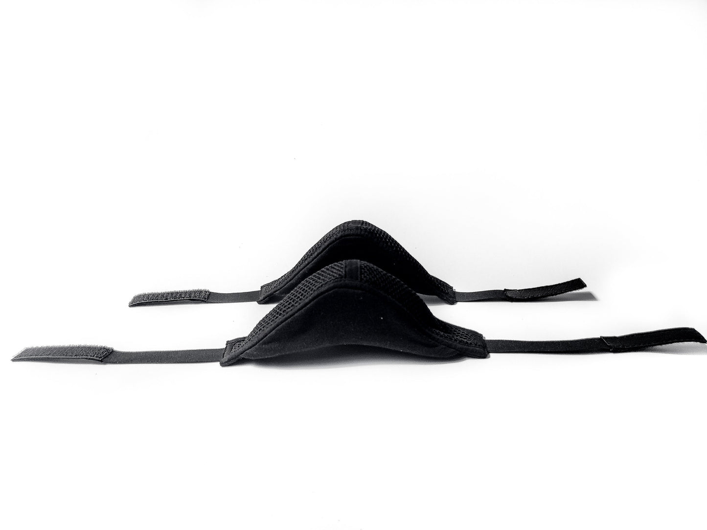 Washable Black Fabric Adjustable Adult Protective Face Mask With Built In Felt Filter Layer