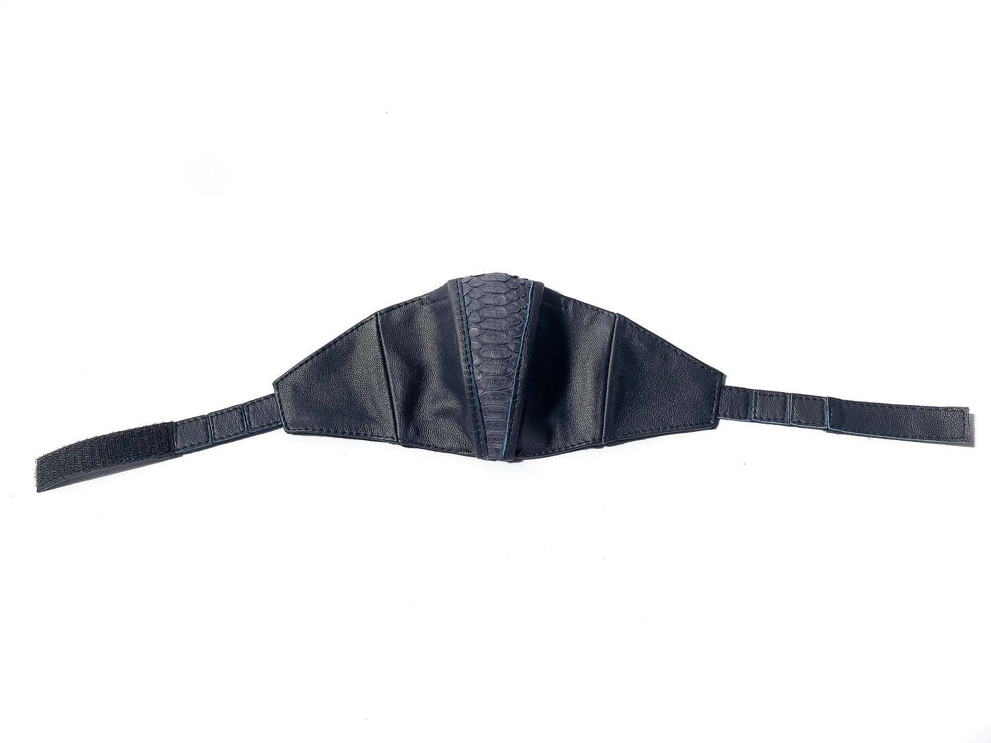 BLUE ROCK DEFENSE Face Mask in Black Leather