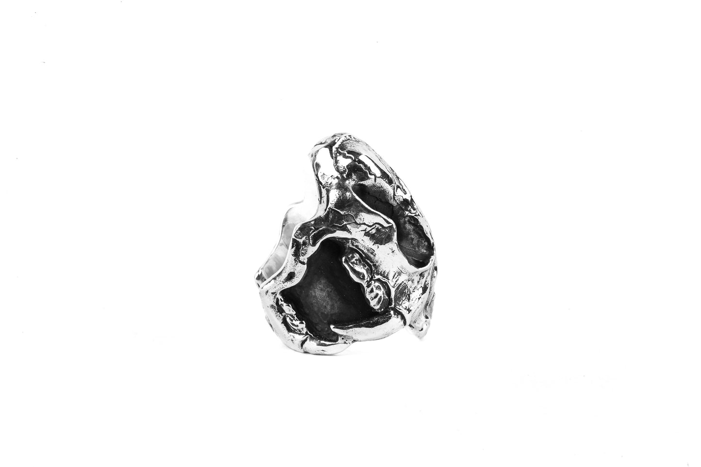 Saber Skull Unisex Statement Ring
