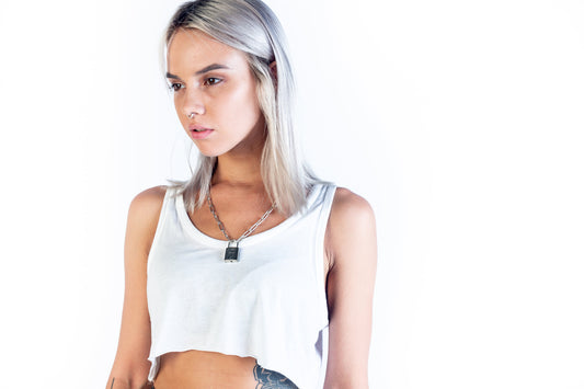 Stash Lock Chain Link Necklace