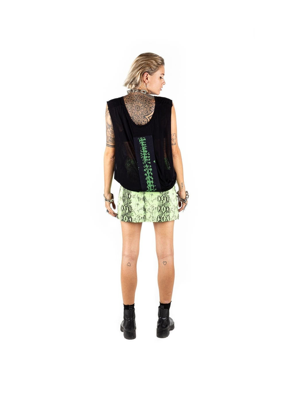 Zombie Skull Unisex Oversized Sleeveless T-Shirt