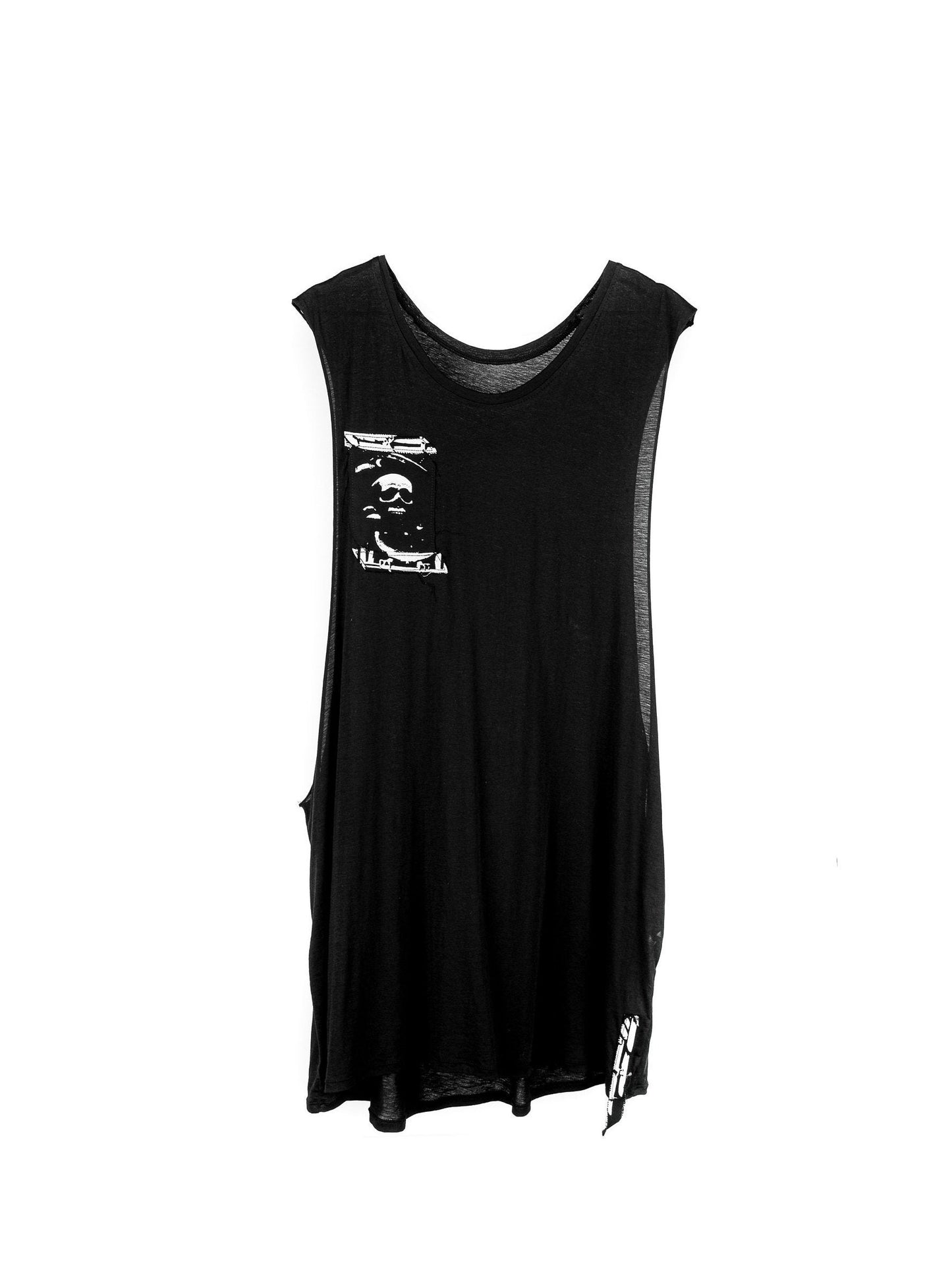 Skull Kollector Unisex Oversized Sleeveless T shirt