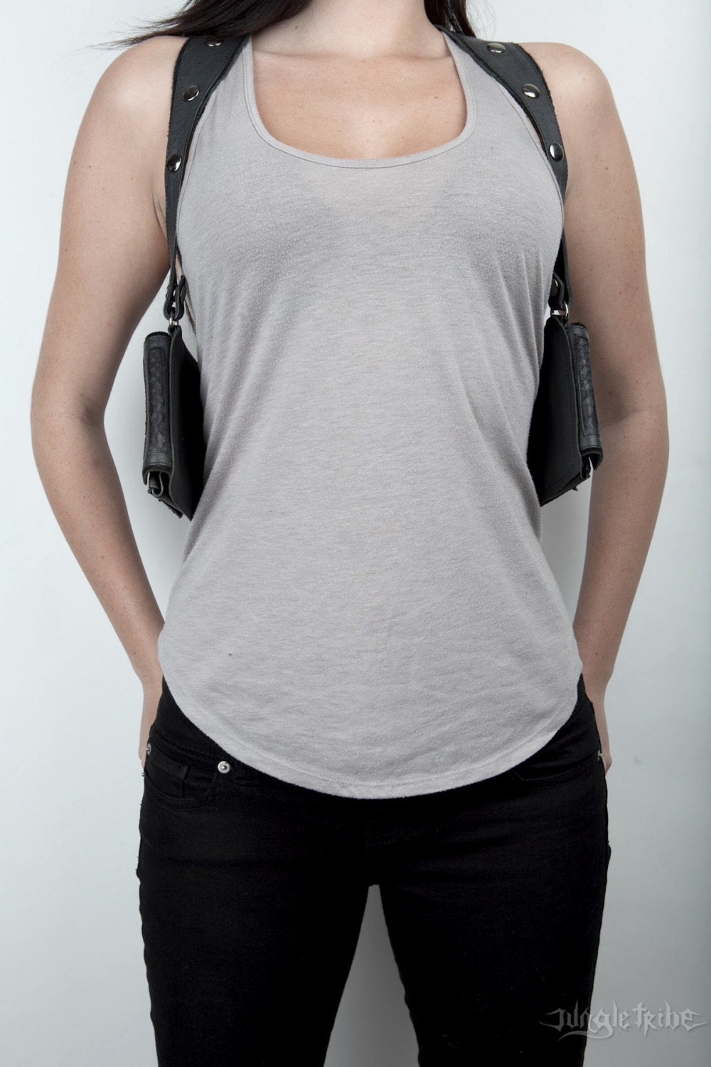 BLACK STEALTH Leather Shoulder Holsters  - Original Size -