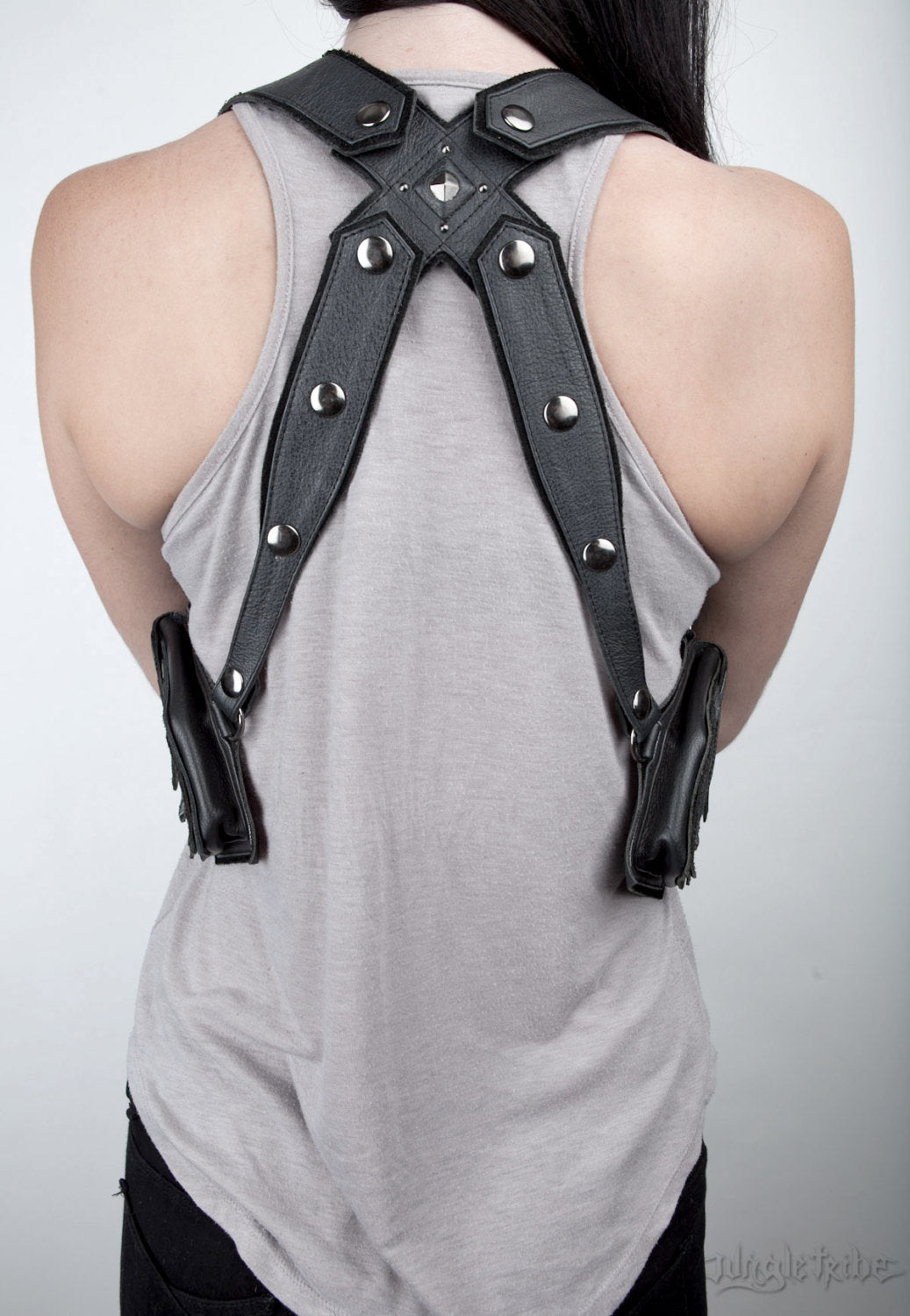 BLACK STEALTH Leather Shoulder Holsters  - Original Size -