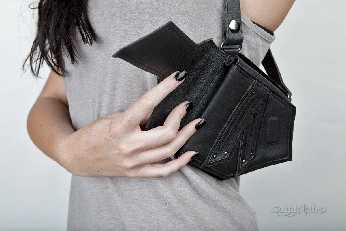 BLACK STEALTH Leather Shoulder Holsters  - Original Size -