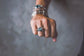 Horizon Turquoise Ring – Natural Turquoise Gemstone, 925 Sterling Silver, Handmade Rustic Statement Ring