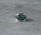 Horizon Turquoise Ring – Natural Turquoise Gemstone, 925 Sterling Silver, Handmade Rustic Statement Ring