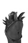 Cross Hatch Spike Leather Harness Shoulder Piece Epaulette