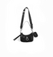 Chain of Command Black Leather Mini Convertible Bag With Detachable Airpod Case