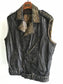 Vintage Aviation Leather Biker Vest