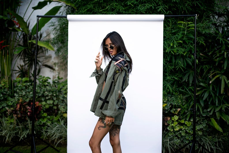 Slayed Life Military Army Shirt Jacket