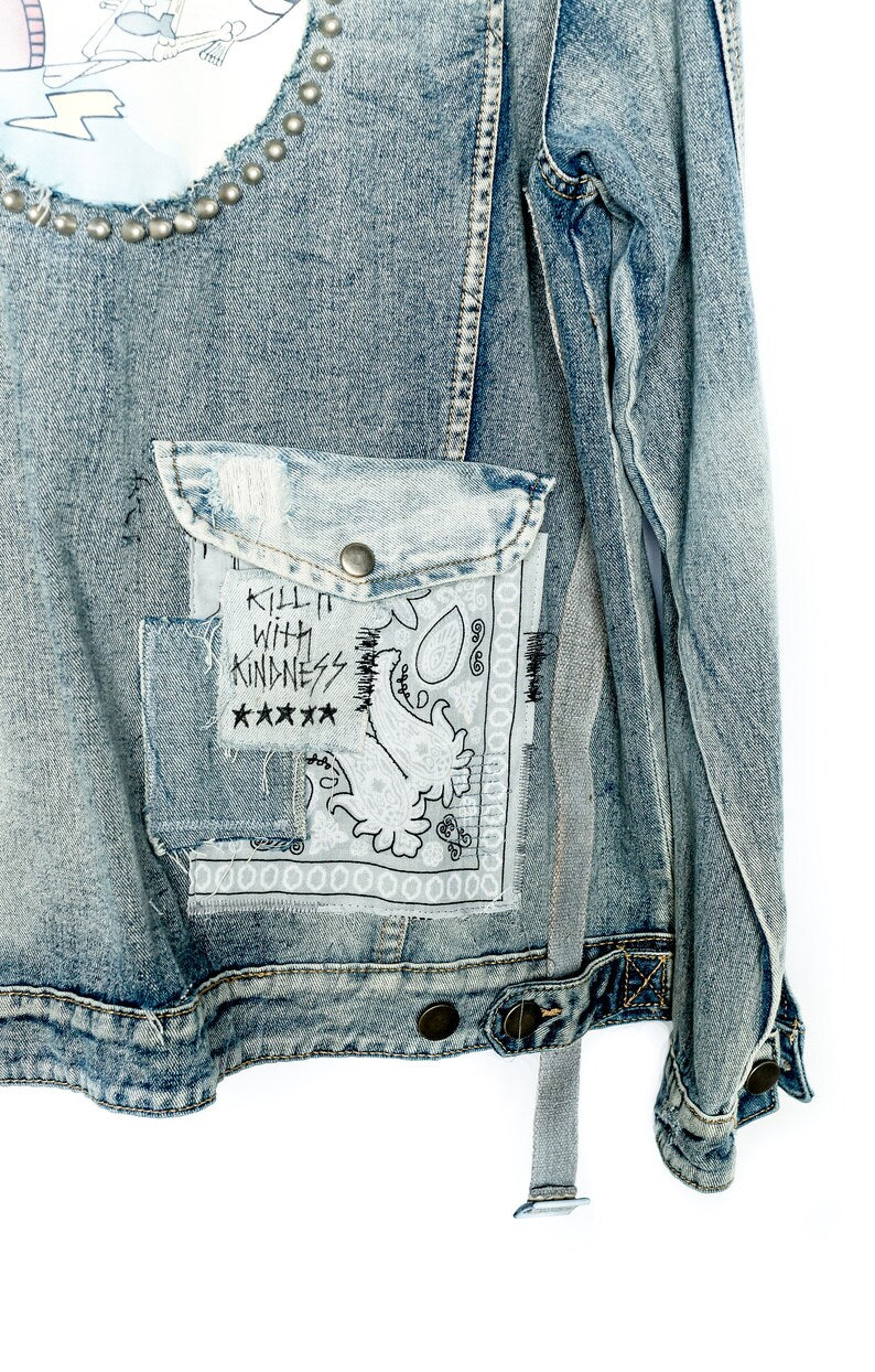 Flight of the Navigator Frosted Denim jacket