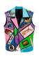 HYPHY COLOR Hand Painted leather vest