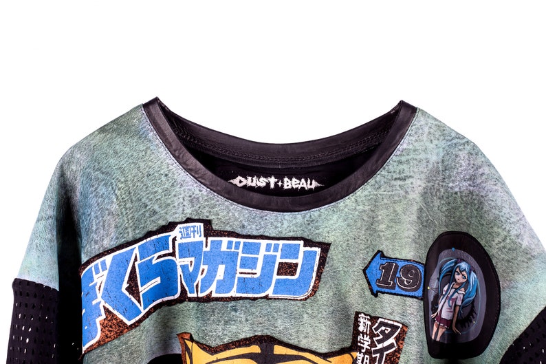 Tiger Wave Anime Sports ONE OF A KIND Oversize T-shirt