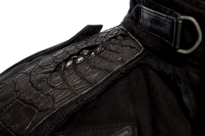 Dust + Beau X N.I.C.E Collective Collaboration All Black Everything Denim Jacket