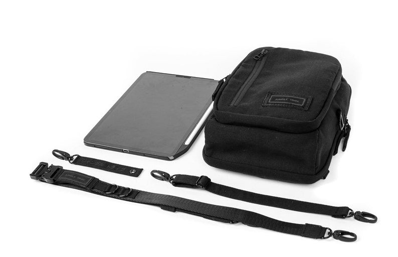 Neo Pack IPAD Black Multi Purpose Sling bag Leg Purse Techwear Cross Body Bag Backpack