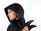 Sole Defender Leather Hood with Spiked Epaulettes