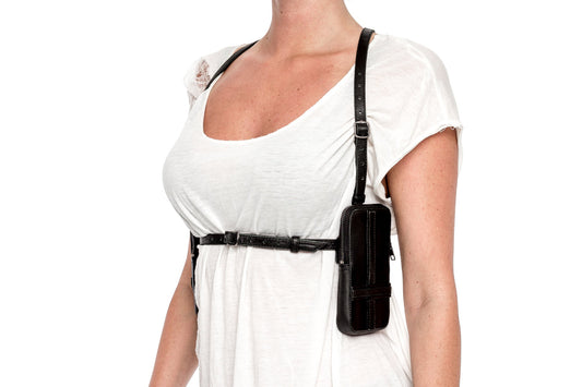 Inversion Original Leather Harness with Removable Wallet Pockets