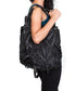 RAGE CAGE Black Leather Large Hobo Bag