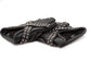 X GLAM Studded Black Leather Fingerless Gloves