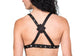 VOLUPTUOUS VIXEN Leather and Lace Bra Halter Top