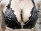 VOLUPTUOUS VIXEN Leather and Lace Bra Halter Top