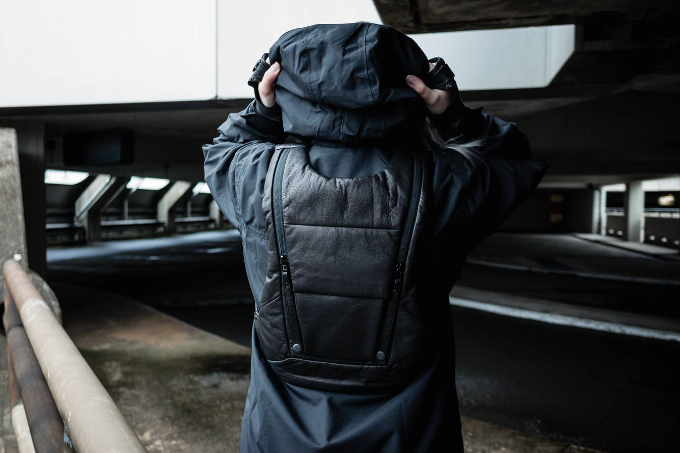 RESIST-TECH Leather Ninja Backpack by Jungle Tribe
