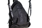 Black Canvas Teardrop Triangle Convertible Backpack