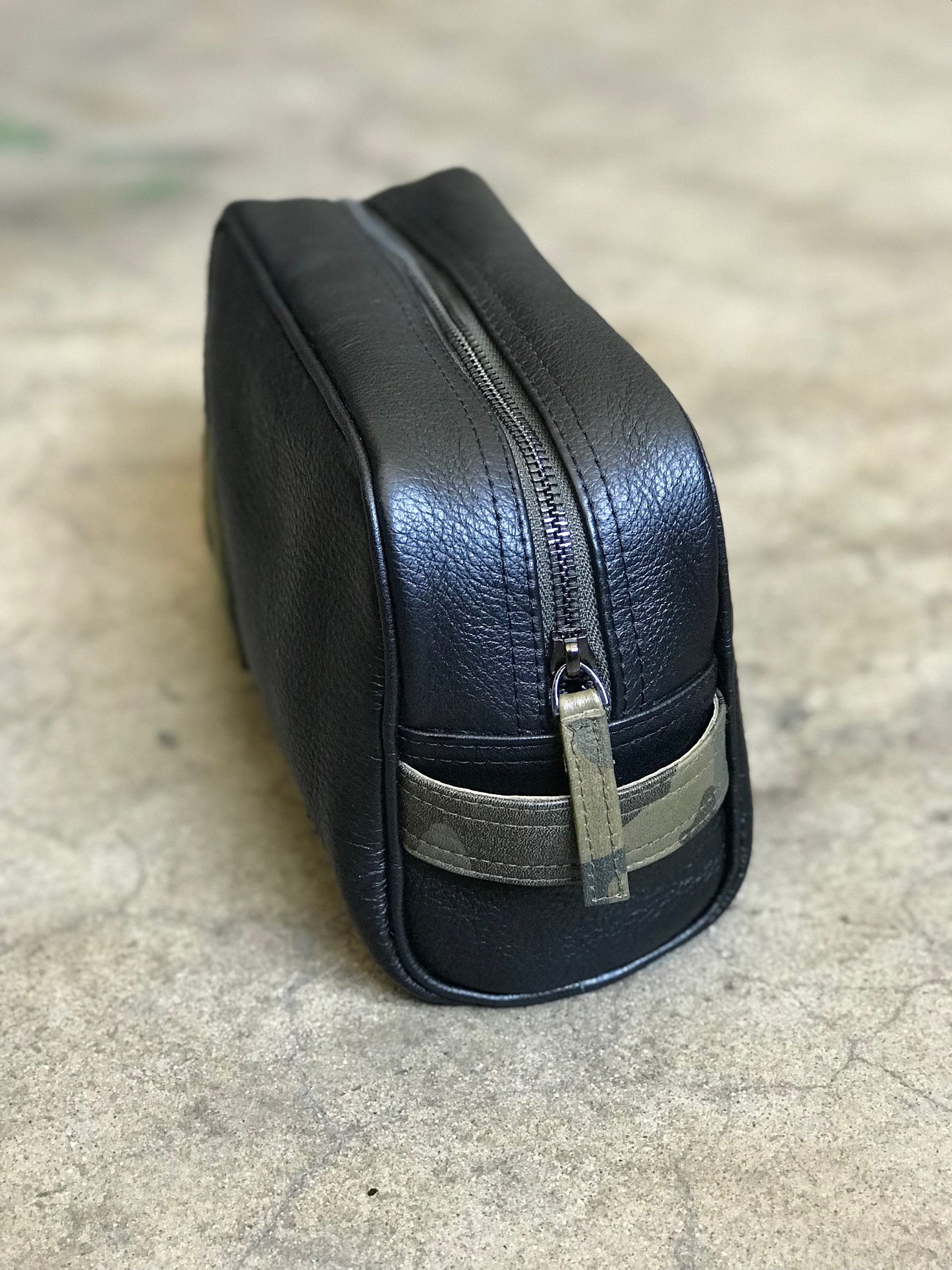Snake Oil Leather COBRA KIT Toiletry Bag and Travel Kit