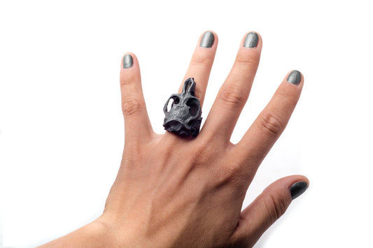 WILD SKULL Large Statement Ring