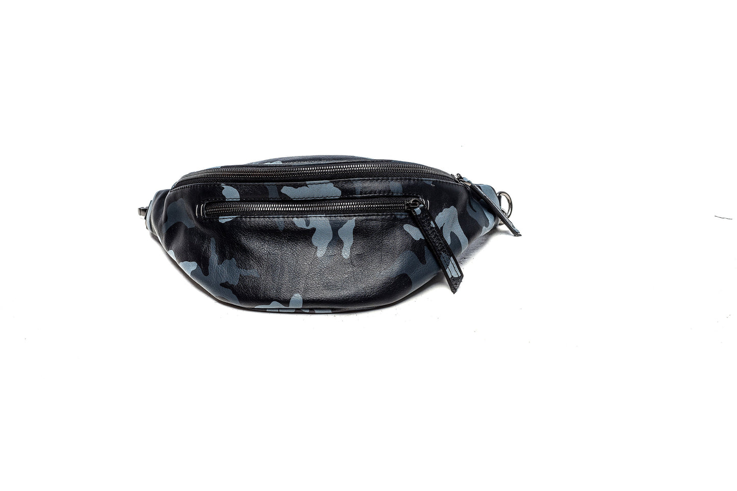 Blue Moon Camo LIMITED RUN Collectors Edition Leather Fanny Pack and Crossbody Messenger Bag