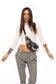 Leopard Net Fanny Pack and Cross Body Bag