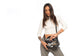 Leopard Net Mini Convertible Back Pack Top Handle and Shoulder Bag