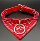 Annelisa Bandana Leather Choker
