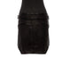 Silver Zipper Hi-Lo Black Leather Mini Skirt