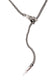 Silver Dragon Scale Long Adjustable Unisex Lariat