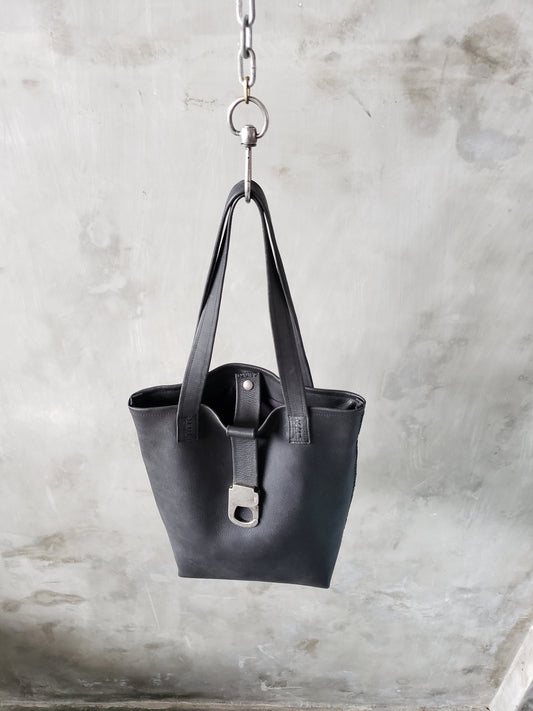 Boss Bag Black Leather Shoulder Bag