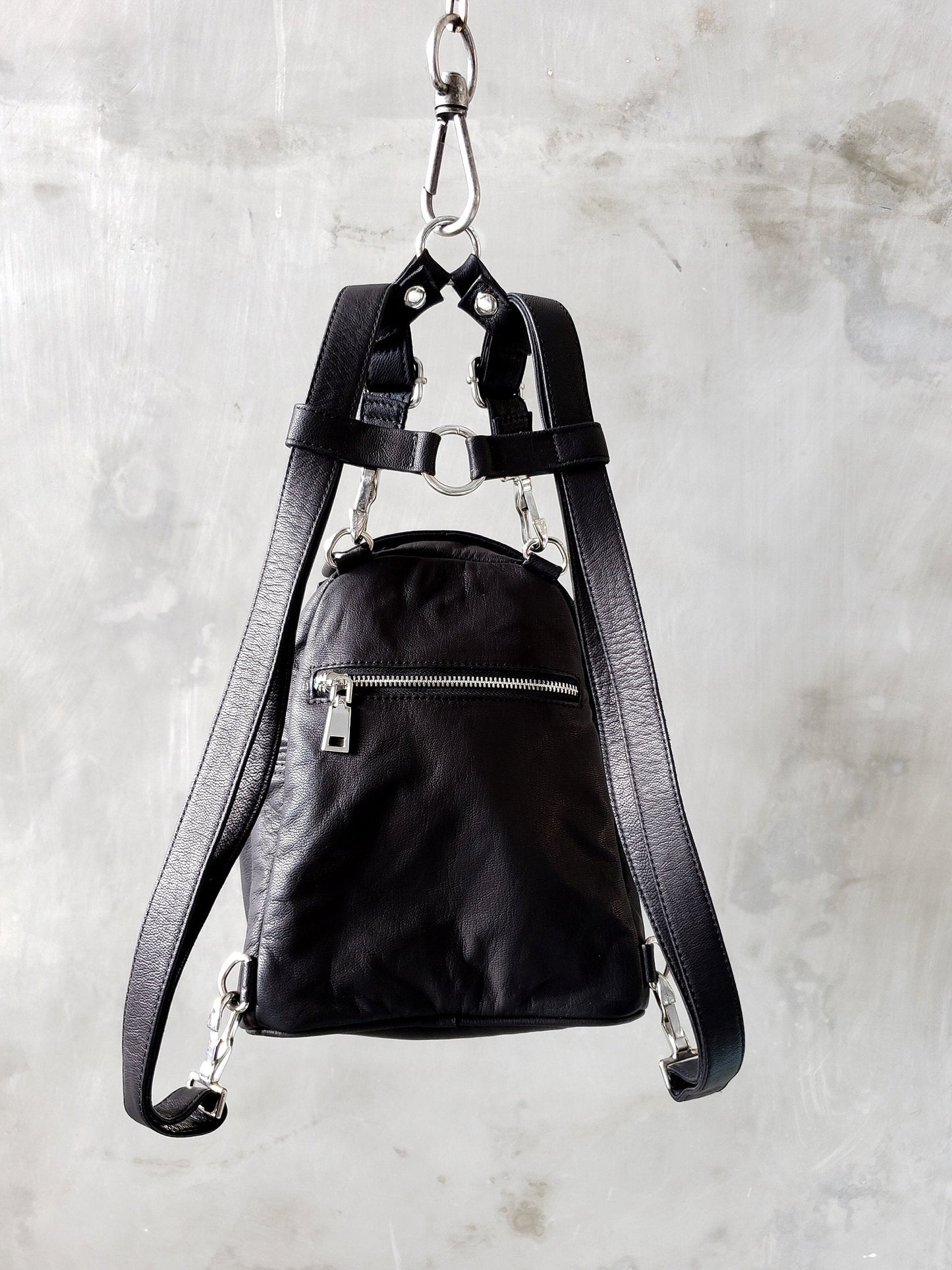 Leather Fetish Mini BackPack