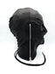 INCOGNITO Black Leather Lace Up Mask