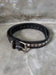 Pyramid Studded Leather Punk Belt