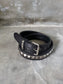 Pyramid Studded Leather Punk Belt