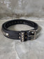 Pyramid Studded Leather Punk Belt