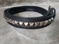 Pyramid Studded Leather Punk Belt